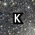 Pixelated text letters K, A, Y, L, I arranged in a with 'KAYLI' displayed below on a speckled background