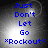 Blue pixelated text on a gray gradient background with subtle light effects, arranged in four