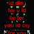 Pixelated green claw marks and red text on black background with gray rectangle overlay.