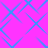 A static pattern of overlapping blue diamond outlines on a solid pink background with no visible text or additional elements.