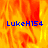 A static image with a fiery orange-yellow background and blue text reading "LukeH154" in three positions.