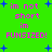 Green background with blue plus signs and pink text reading "im not short im FUNSIZED!" in pixelated font.