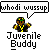 Pixelated character with brown skin and green headband in black-and-yellow outfit, speaking from speech bubble above.