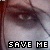 six showing a person's eye with the text 'SAVE ME' below, where each displays a different frame of animation