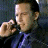 A 48x48 pixel buddy icon featuring a split composition with a person on the left and blue text reading "jersey girl" on the right, displayed as part of an animated contact sheet.