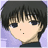 A pixelated anime-style character head on a purple background next to text reading "Anime IM" and "COM" on a black background, displayed as a 2-frame contact sheet with gray transparency borders.