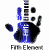 Animated contact sheet of a blue and black guitar-shaped handprint icon with