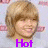 Two side-by-side with pixelated celebrity images on top and text below, each featuring a bright pink background