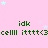Pink background with light blue stars and repeated green text patterns in a