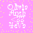 Pixelated pink background with yellow dots and white text reading "Imis Aosh" above a heart symbol, followed by "<33" and "Yevy" in stylized font.