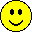 Two yellow pixelated smiley faces side-by-side with black eyes and mouths on a gray background.