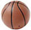 Pixelated static image of a brown basketball with dark seams on a white background.