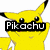 Animated Pikachu with text overlays and a character image, featuring pixelated style and color scheme.