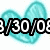 Two cyan hearts with a date text overlay; one heart is partially obscured by black-and-white pixelated numbers.