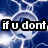 Blue background with white lightning-like patterns and text fragments reading "if u dont", "like the sport", "get out of", "America!" in bold black-outlined letters.