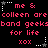 Pixelated text repeats across a black background with alternating star and dot patterns, featuring pink text and white stars.