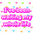 Pixelated pink text on white background with scattered colored heart shapes, displaying phrases about waiting and someone missing you.