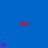 Blue background with red 'luc' text and purple heart stacks in a pattern
