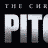 Pixelated text and partial character image on black background with blue and white tones.