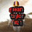A pixelated image of a football player in a red uniform with a helmet, overlaid with changing text blocks.