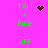 Green text on bright pink background displays 'Tori + Ellie = BFF' with a heart symbol and animated particle effect.