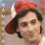 Static 64x64 buddy icon featuring a person wearing a red and white Santa hat with visible pixelation, set against a light background with partial vertical text on the left edge.