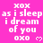 A static image with a bright pink background displays repeated white text and heart symbols in a pattern