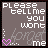 A 4x4 contact sheet of a pixel art animated buddy icon showing sequential frames with text and heart symbols changing color between gray and pink.