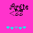Pixelated text 'Archie' with '<33' below on bright pink background, surrounded by cyan and gray star icons.
