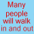 A static contact sheet of a 5-frame animated icon showing red text and a heart symbol on a light blue background with gray transparency area.