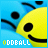 Yellow smiley face with black eyes and mouth on blue background, text 'ODDBALL' in white pixelated font below.