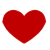 Red heart shapes with text overlays reading 'abortion', 'stops', and 'a beating heart' on a white background.