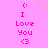 Pixelated pink text and symbols on a solid pink background, with a heart symbol above the text.