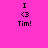Pixelated text and symbols on a bright pink background with white rectangular overlays shifting position across frames.