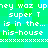 Pixelated text repeats across a green and cyan checkered background with a white dotted line separator.