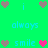 Pixelated green background with repeated blue text and heart symbols in gray and pink.