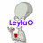Animated icon shows a cartoon character with a large head and red nose holding a gray balloon, with purple text reading 'LeylaO' above.