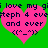 Green background with two identical pink hearts containing text and a smiley face, repeated side-by-side.