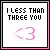 identical pixel art icons with 'I LESS THAN THREE YOU' text and a pink heart symbol, each bordered in pink