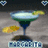 Pixelated image of a green cocktail with lemon garnish on stone surface, next to blue reading 'Happy Hour' and '200 Points'