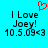 A static digital image with a bright cyan background, displaying identical text and symbols on both sides.