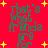 Red background with yellow starbursts and green text reading "That's what friends are for" in a pixelated style.