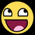Yellow circular emoji with wide open mouth and upward-tilted eyes, displayed in a with one grayed-out