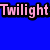Blue background with pink text reading "Twilight Blood Rescue" above three horse images with text overlays.