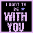 Four identical pixel-art frames arranged in a 2x2 contact sheet showing text with star symbols replacing 'I' and 'you'.