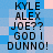 Pixelated text on a blue and pink checkered background with repeated names and phrases.