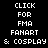Static pixel art displays three identical of text on a black background, each containing repeated words in white blocky font