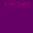 Purple background with repeated pink text "SaBrInA!!!" and scattered dark blue dots, with a white rectangular shape in the bottom-right corner.