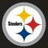 Circular icon with silver border containing white background and three colored stars: yellow top, red right, blue bottom, plus dark gray horizontal bar left.