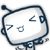 Two side-by-side pixelated cartoon faces with blue outlines, each featuring a small antenna on top and simple geometric eyes and mouth.
